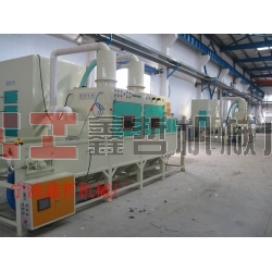 鑫哲-自動(dòng)噴砂機(jī)，自動(dòng)輸送式噴砂機(jī)，通過式噴砂機(jī)，通過式生產(chǎn)線